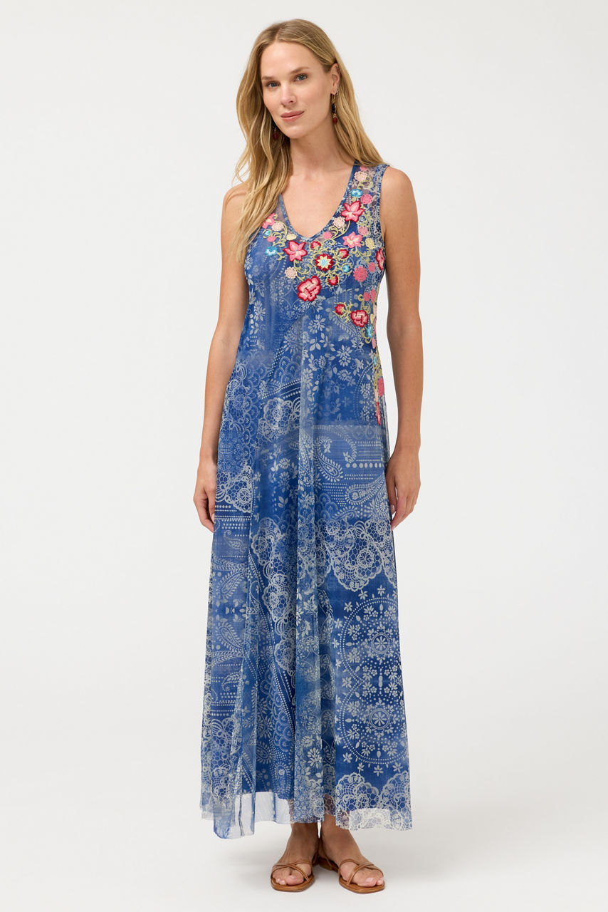 ODALYS MESH DRESS, , large image 1