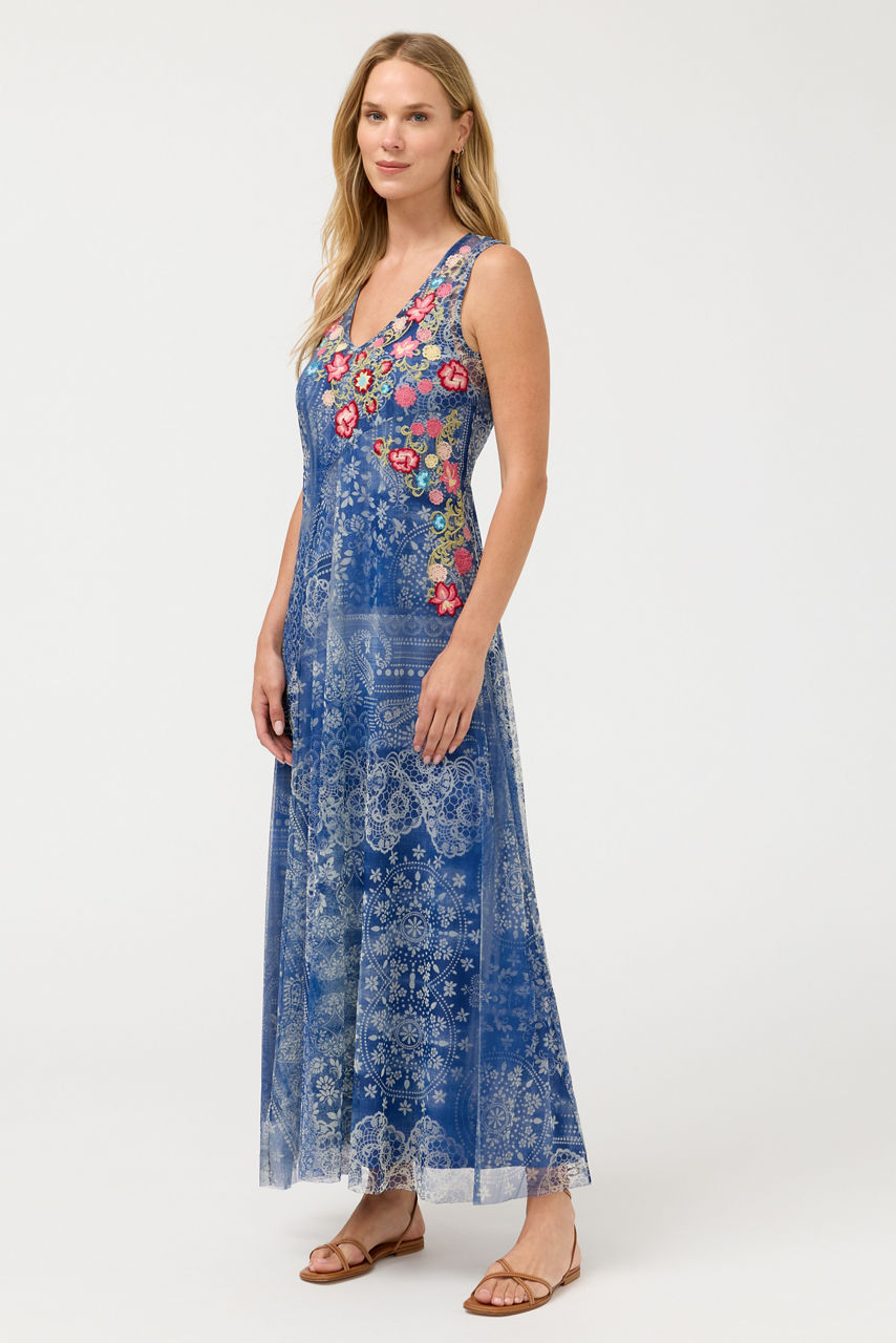 ODALYS MESH DRESS, , large image 3