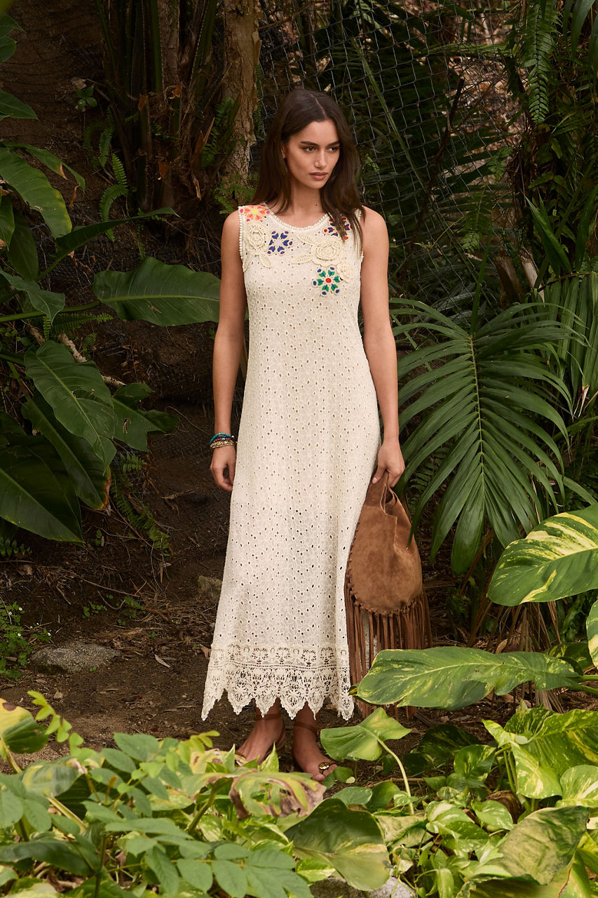 NYDIA APPLIQUE DRESS