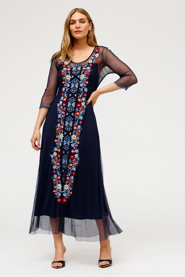 AIKO MESH DRESS, , large video