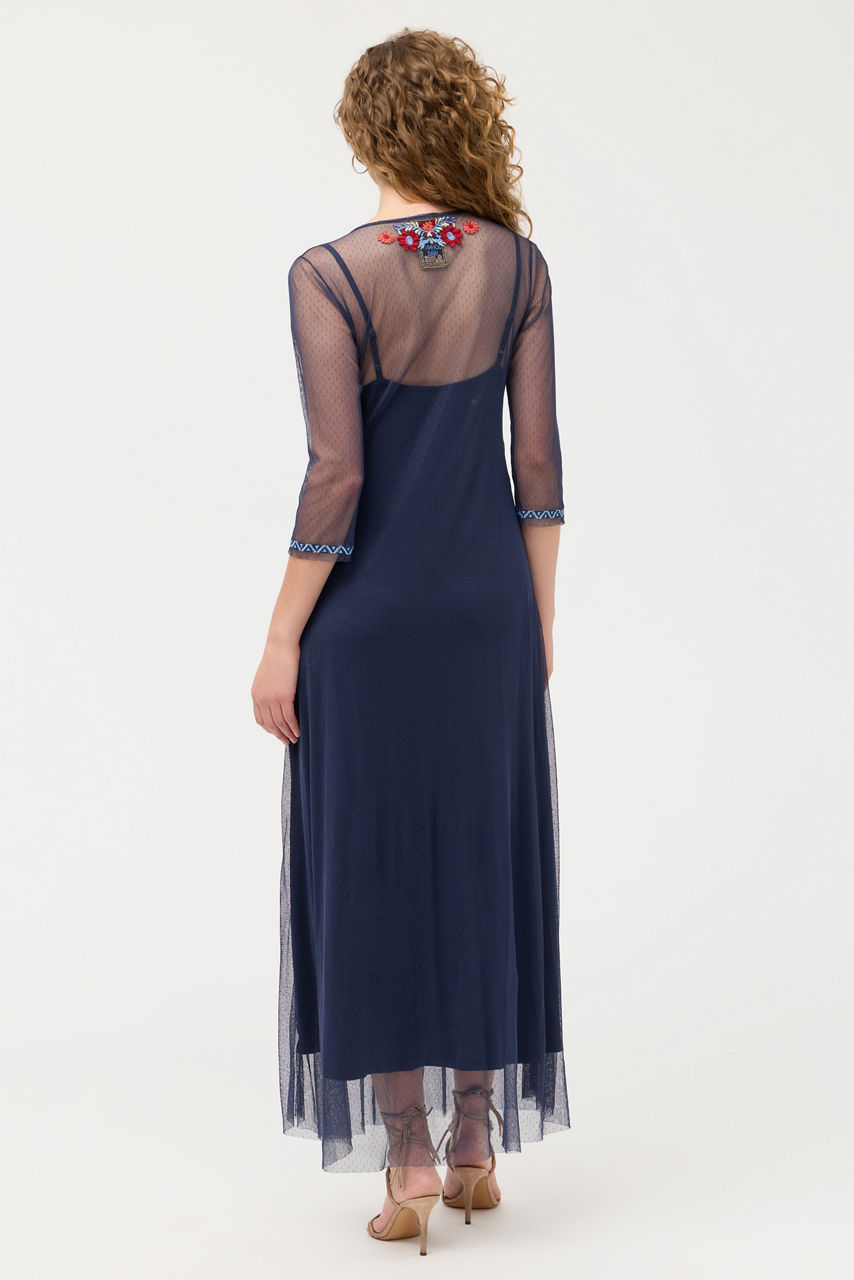 AIKO MESH DRESS, , large image 5