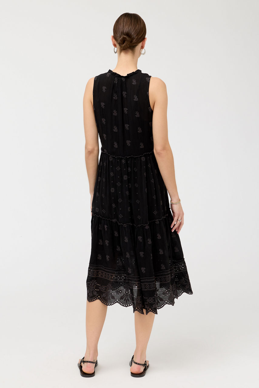 SUSILA MIDI TIERED DRESS, , large image 3