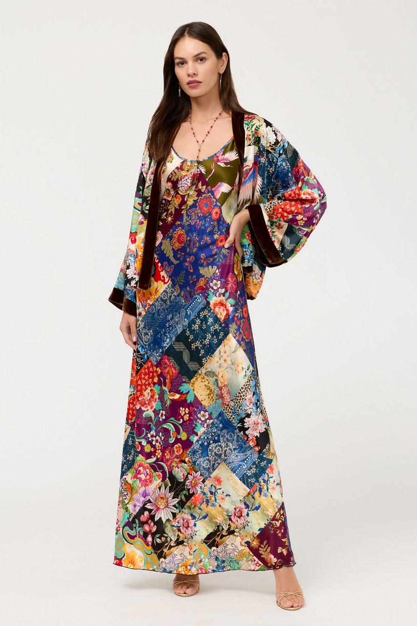 GIGIANNA BIAS MIDI SLIP DRESS, , large image 3