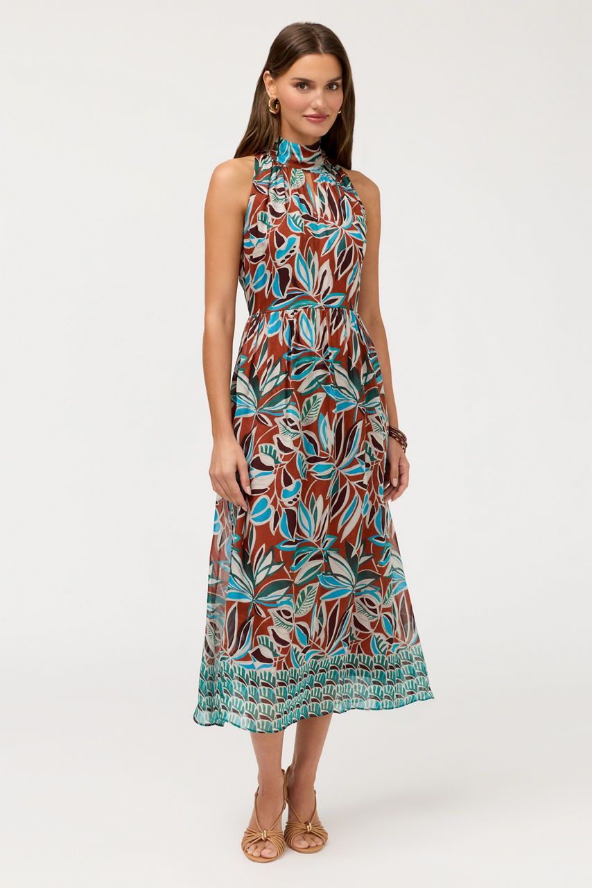 MILES HALTER DRESS, , large image 1