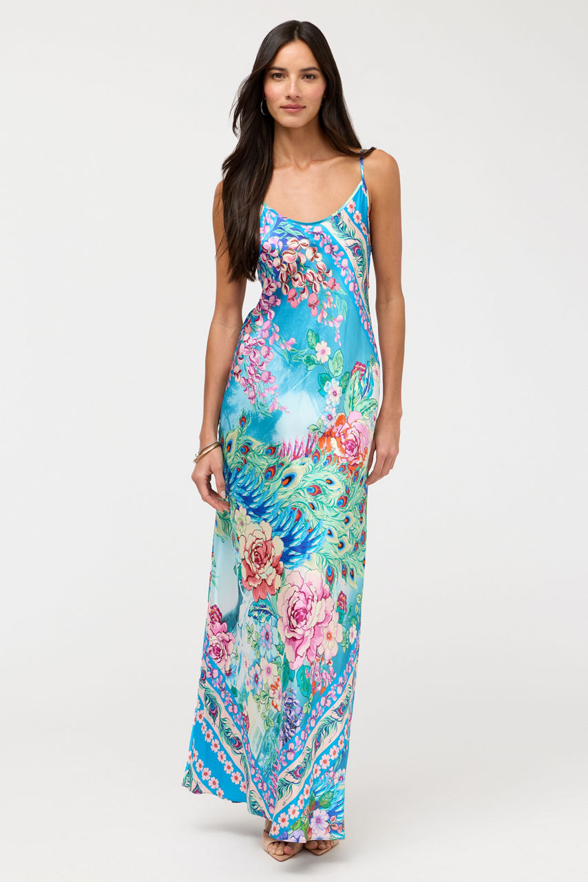 GIGIANNA SLIP DRESS, , large image 1