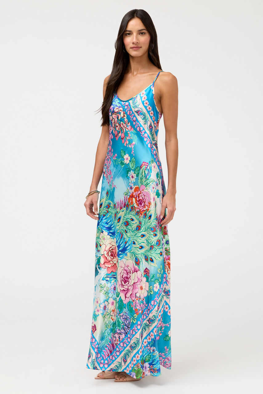 GIGIANNA SLIP DRESS, , large image 3