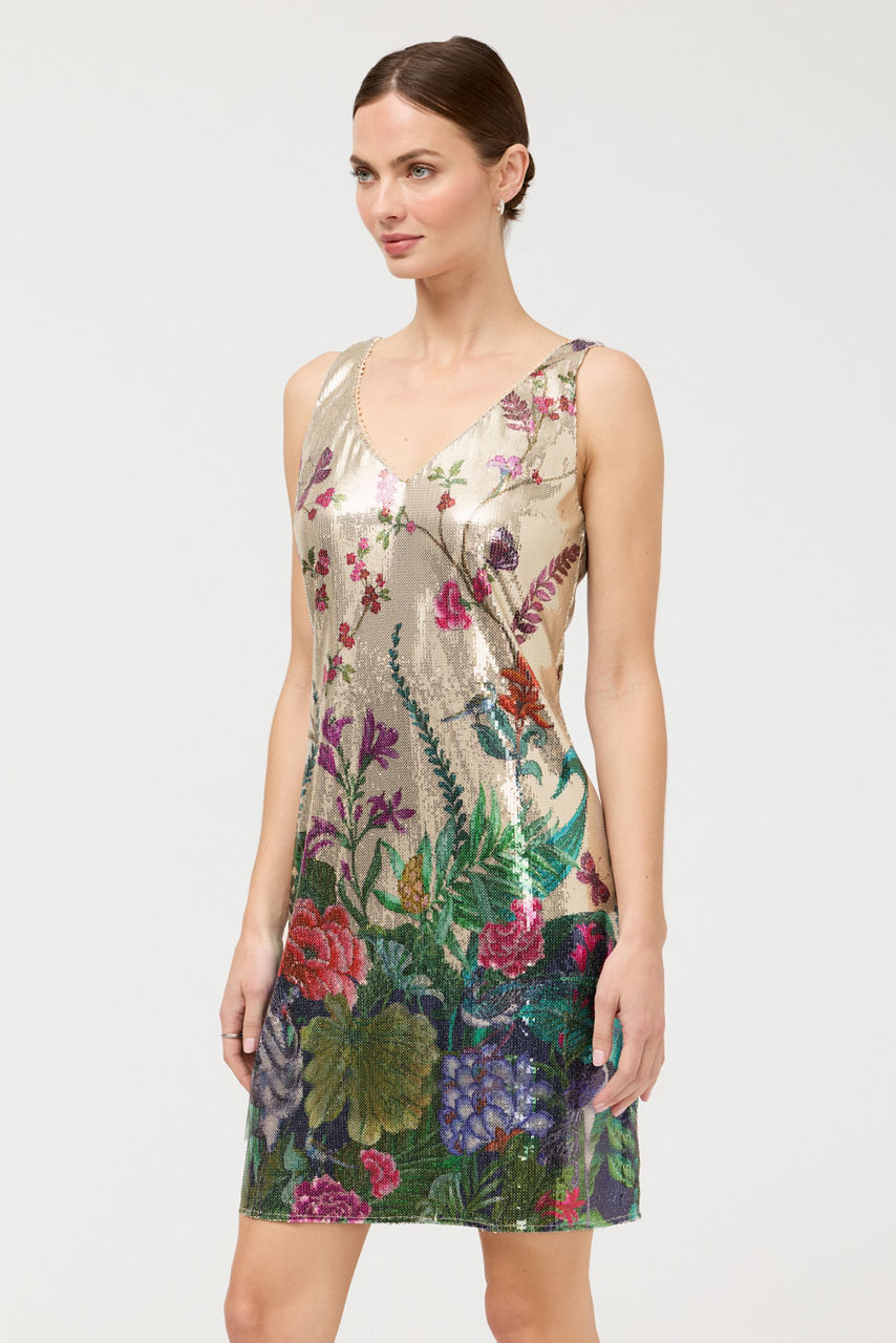 MONIKA SEQUIN DRESS, , large image 2