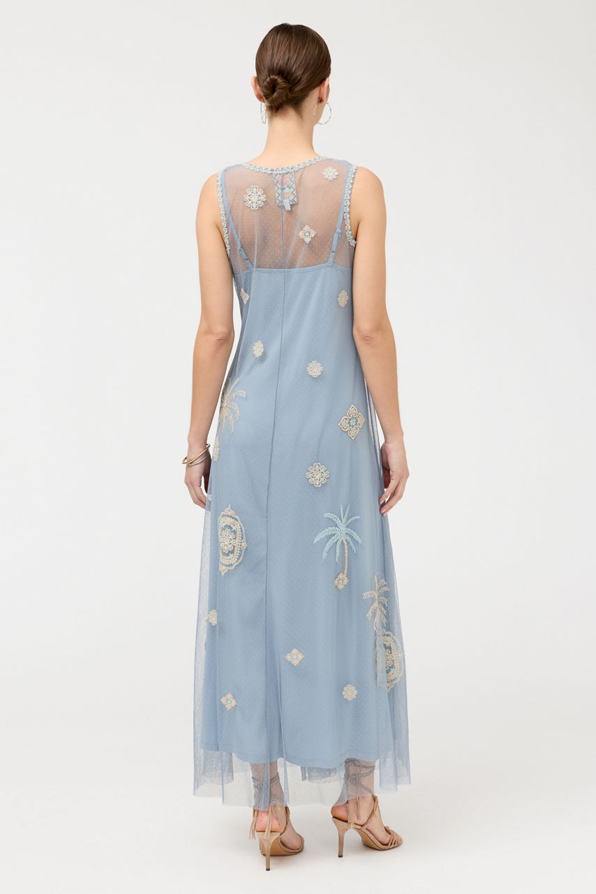 ADONA MAXI DRESS MESH, , large image 3