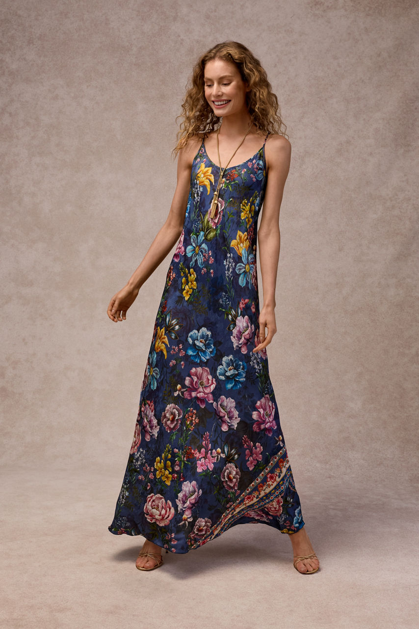 GIGIANNA SLIP DRESS, , large image 5