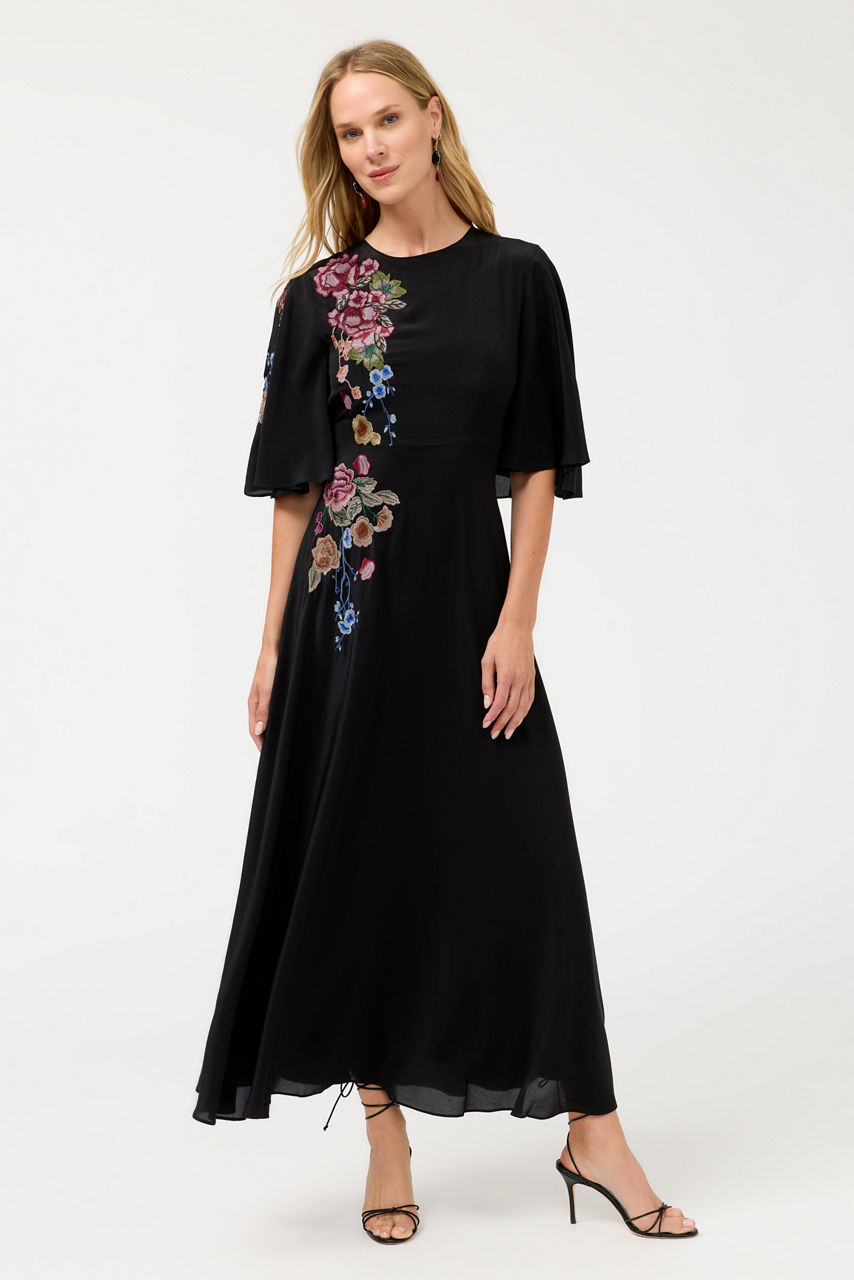 Buy GINZA SILK MAXI DRESS | Johnny Was
