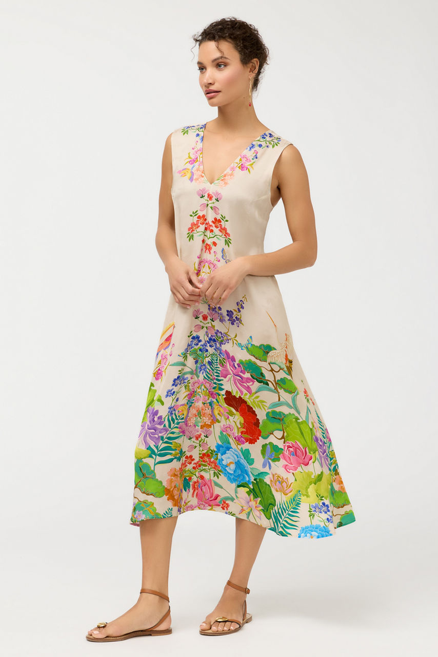 MIDI EVA DRESS, , large image 1
