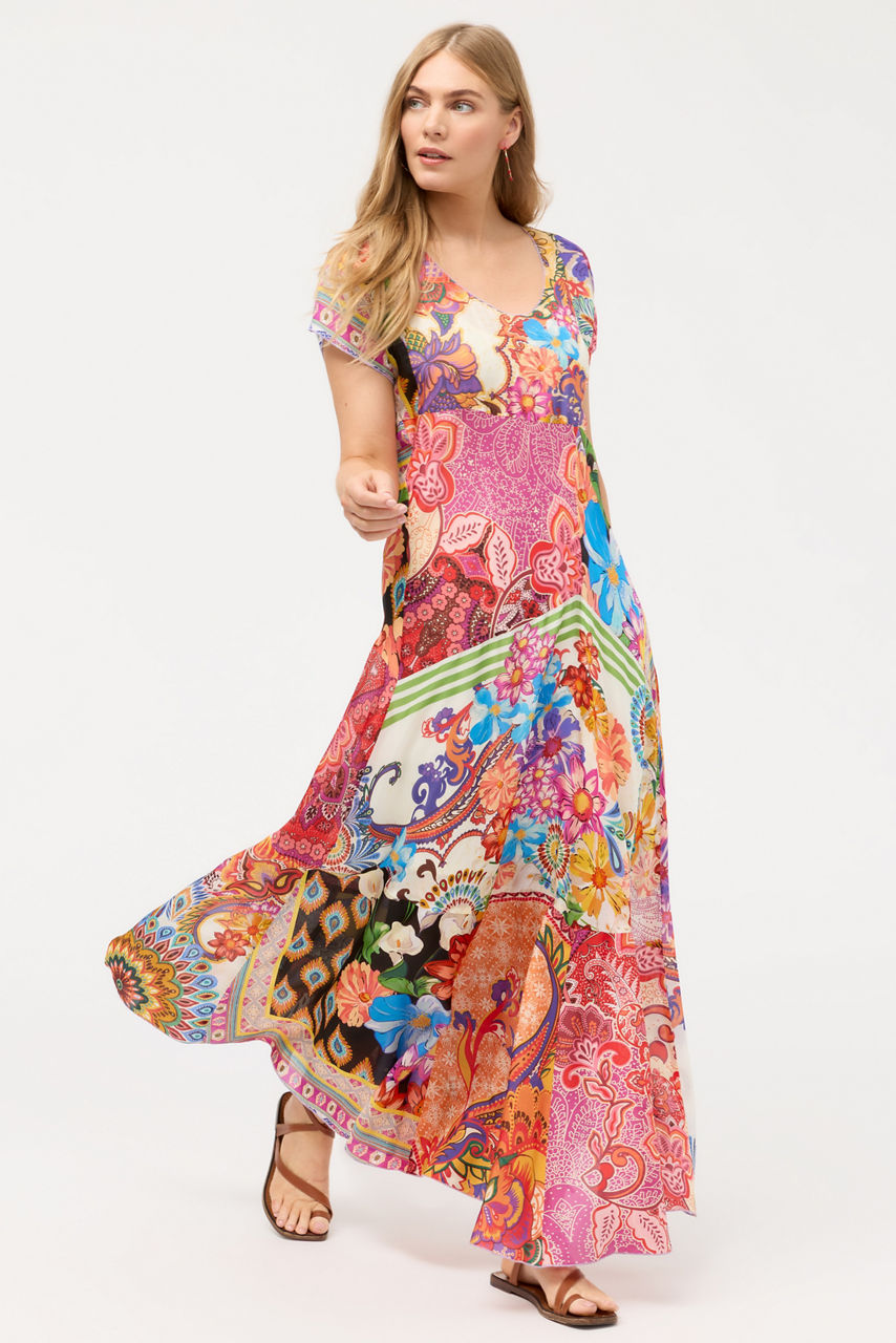 PATCHWORK DRESS, , large image 2