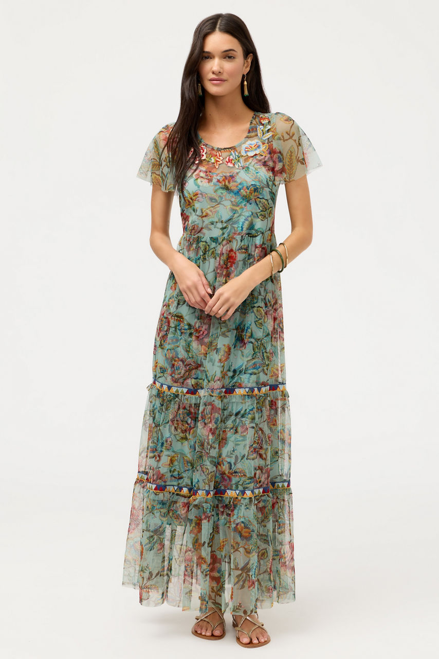 LETIZIA MESH DRESS, , large image 1