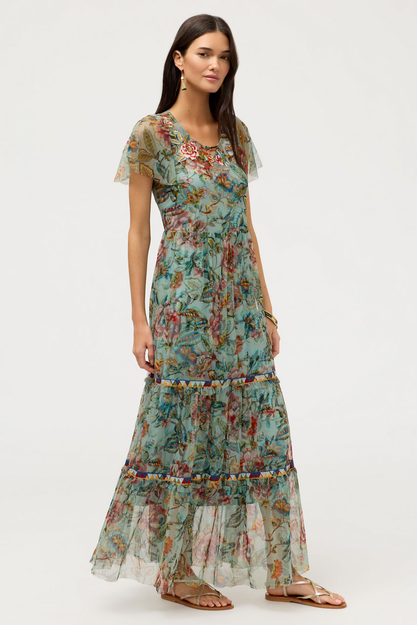 LETIZIA MESH DRESS, , large image 2