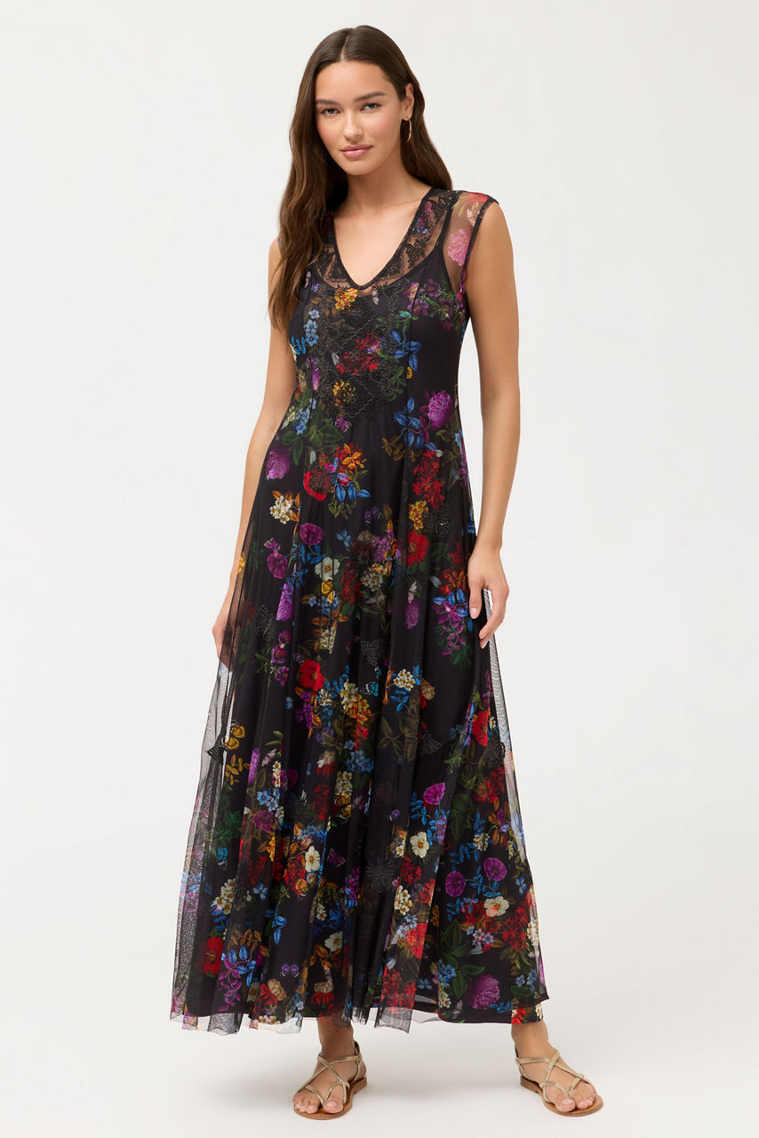 SOCORRO MESH DRESS, , large image 4