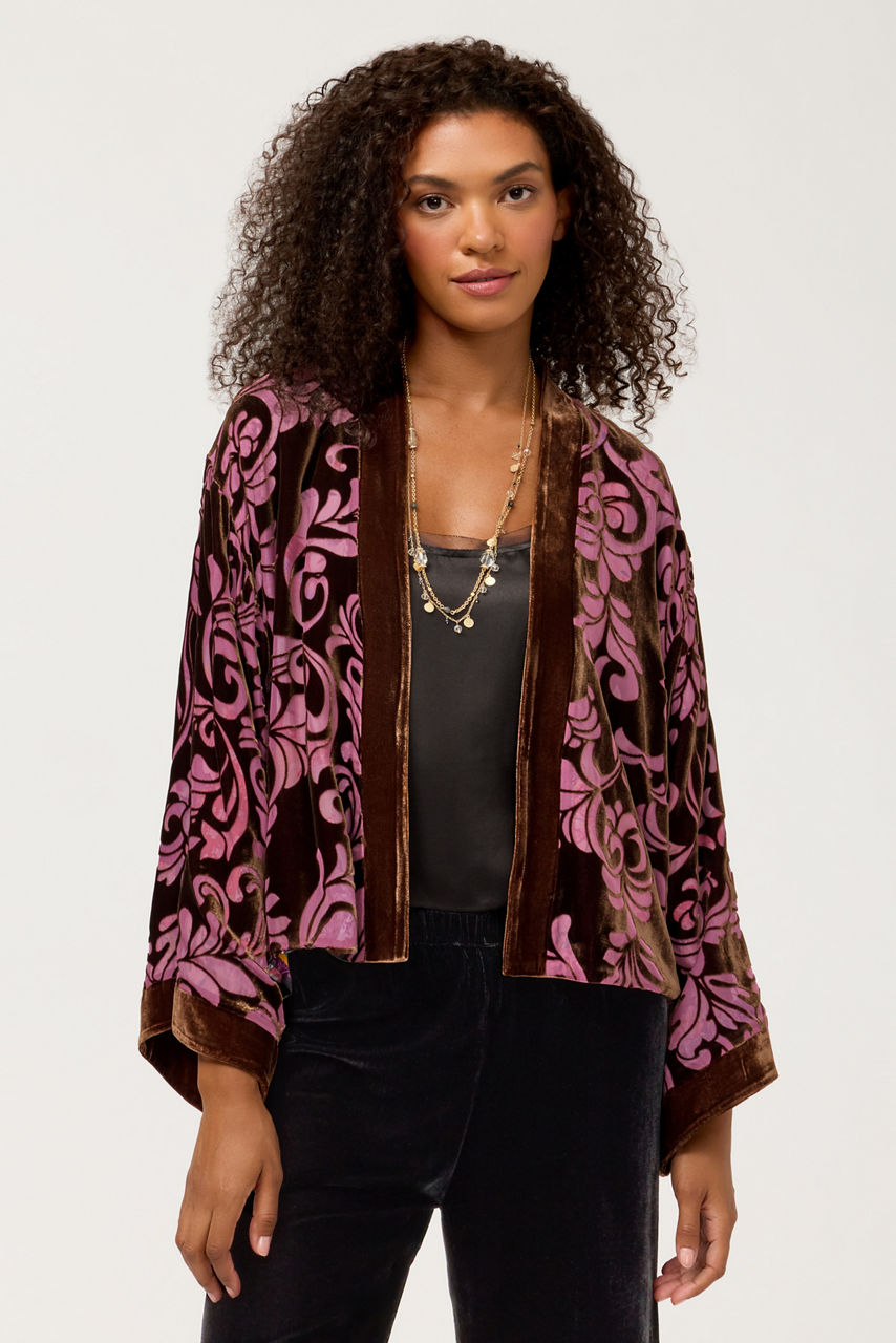 SHAKRI REVERSIBLE SHORT KIMONO, , large image 5