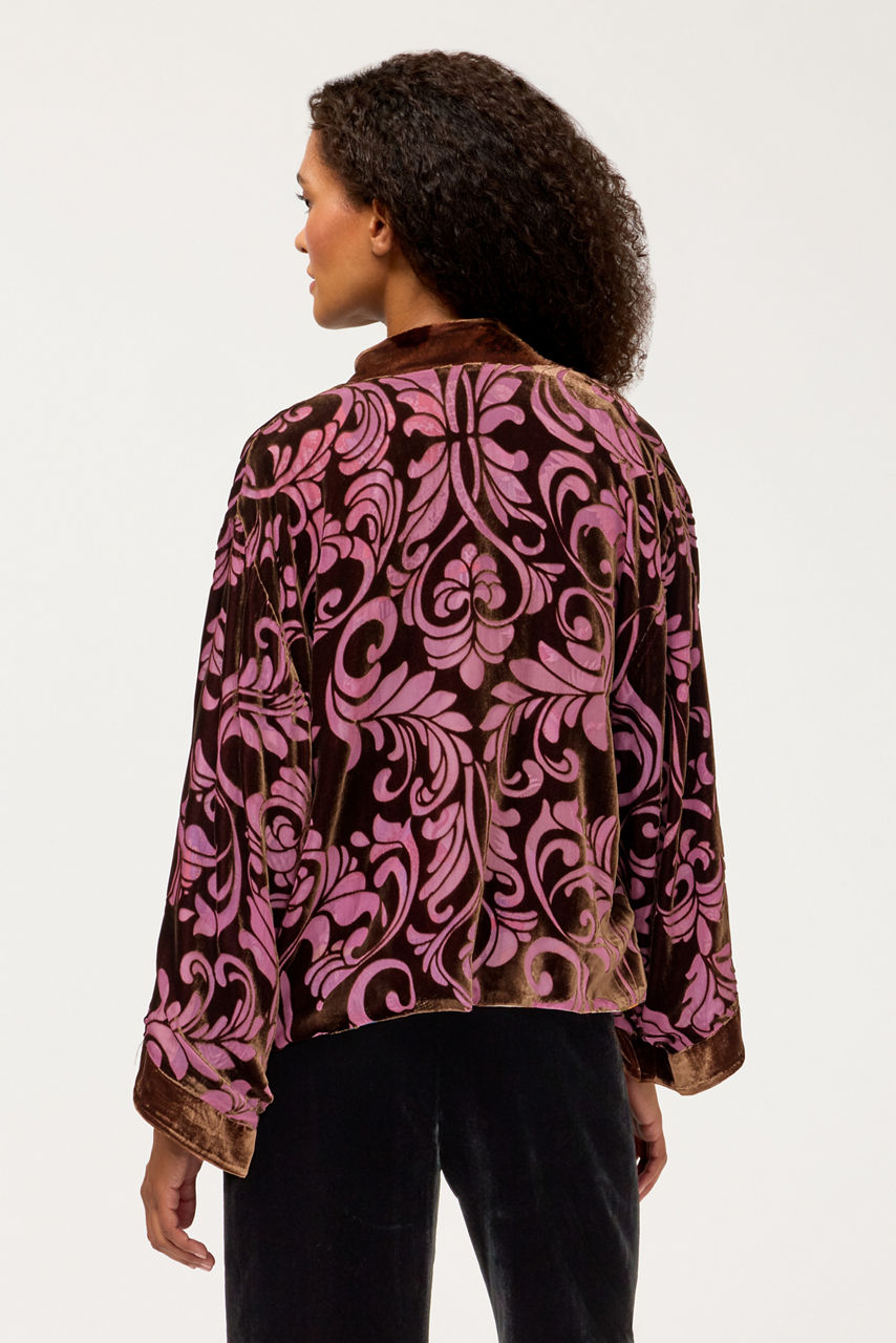 SHAKRI REVERSIBLE SHORT KIMONO, , large image 6