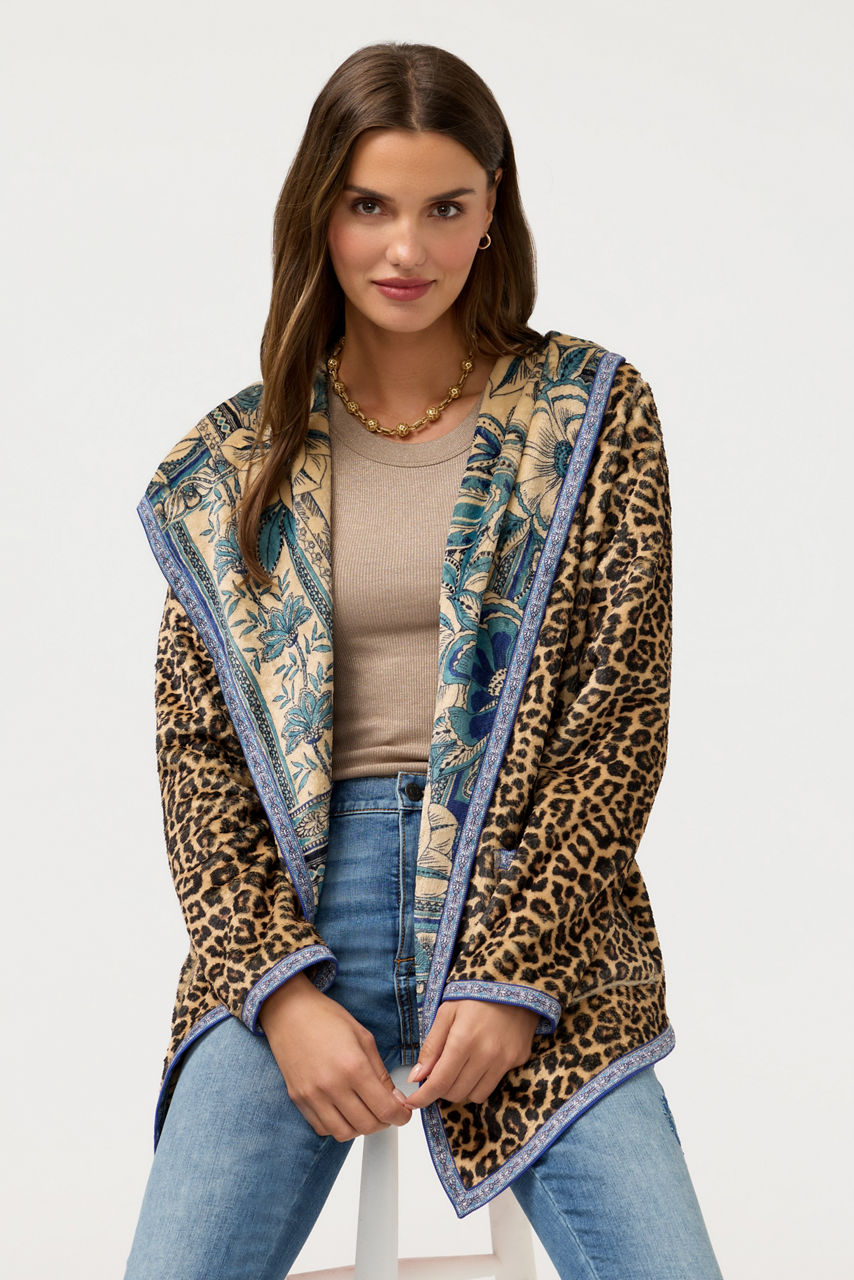 JOAN REVERSIBLE SHERPA JACKET, , large image 4