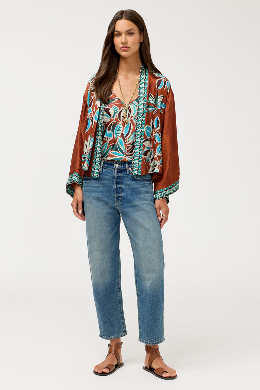 SHAKRI SHORT KIMONO, , large image 3