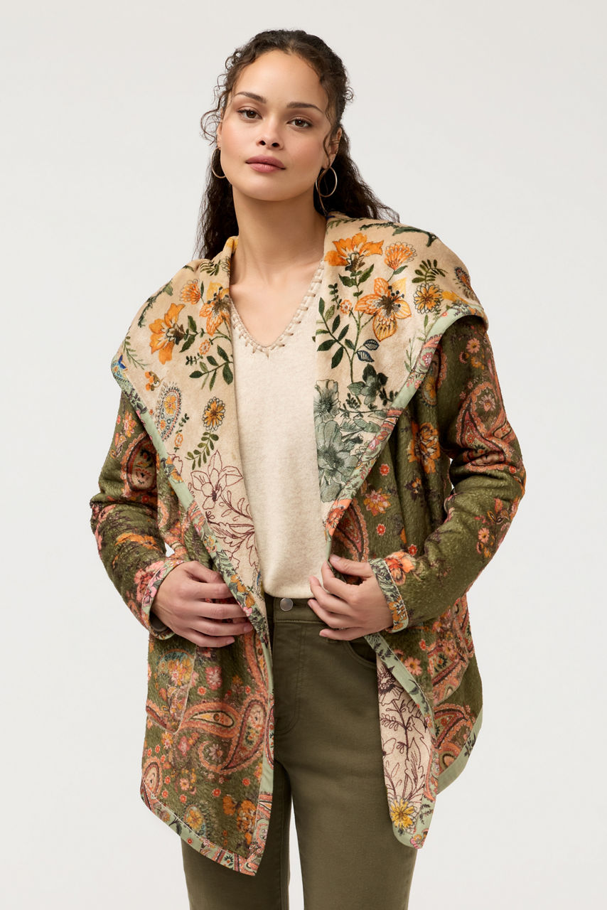 JOAN REVERSIBLE SHERPA JACKET, , large image 1