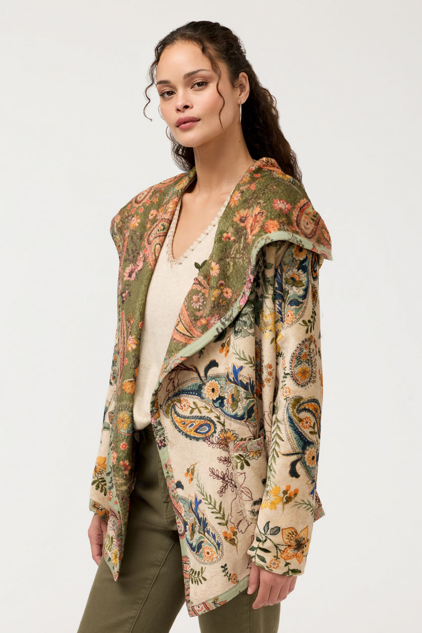 JOAN REVERSIBLE SHERPA JACKET, , large image 2