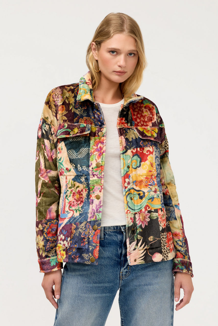 AMELIE SHERPA TRUCKER JACKET, , large image 1