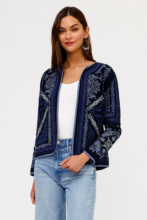 LOREM GAUZE JACKET, , large video