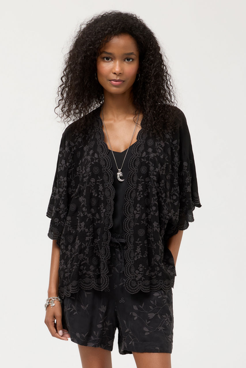 ROSEUM SHORT KIMONO, , large image 1