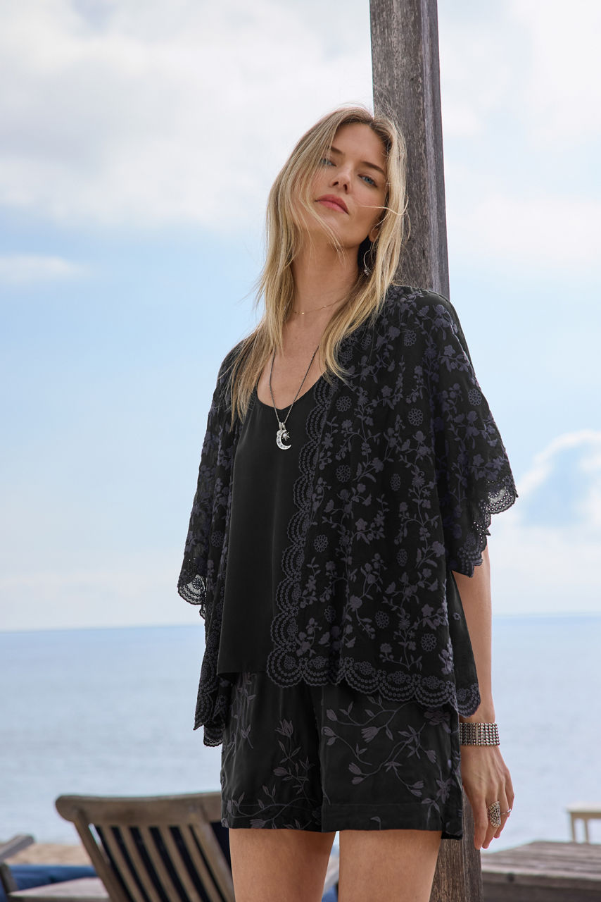 ROSEUM SHORT KIMONO, , large image 5