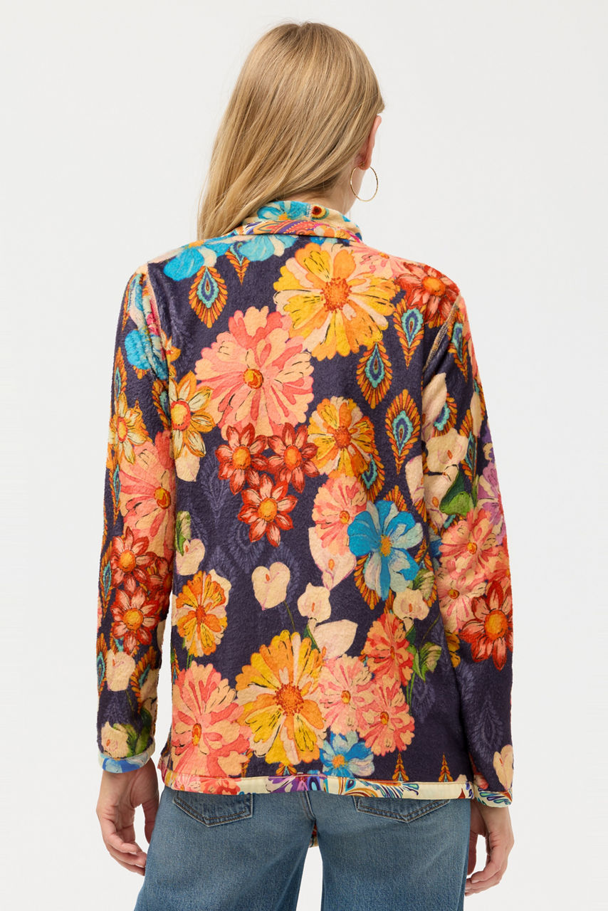 JOAN WRAP BINDED SHERPA JACKET, , large image 3