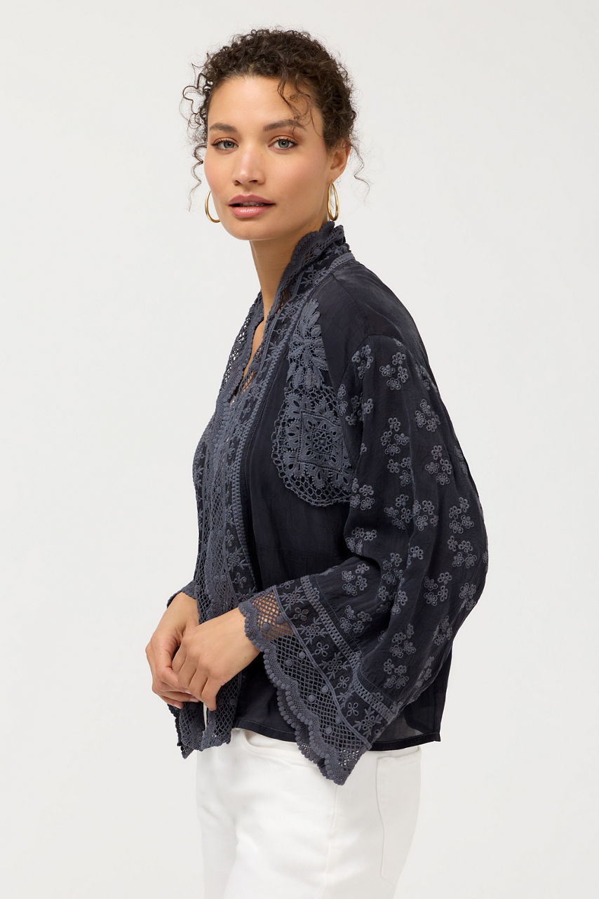 SANDRA PATCHED KIMONO, , large image 2