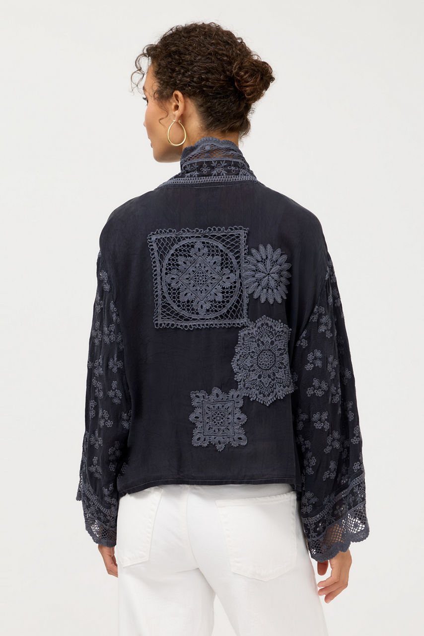 SANDRA PATCHED KIMONO, , large image 3
