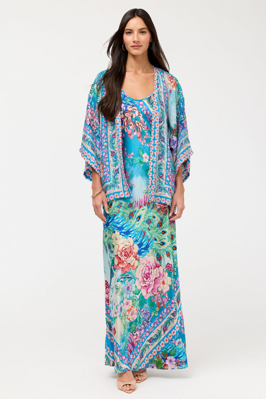 BOMI SEQUIN KIMONO, , large image 5