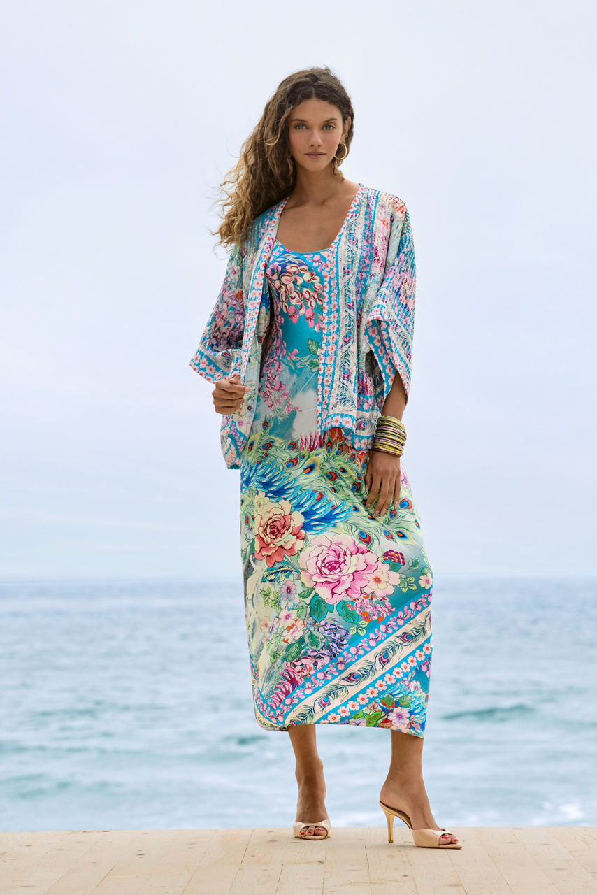 BOMI SEQUIN KIMONO, , large image 6