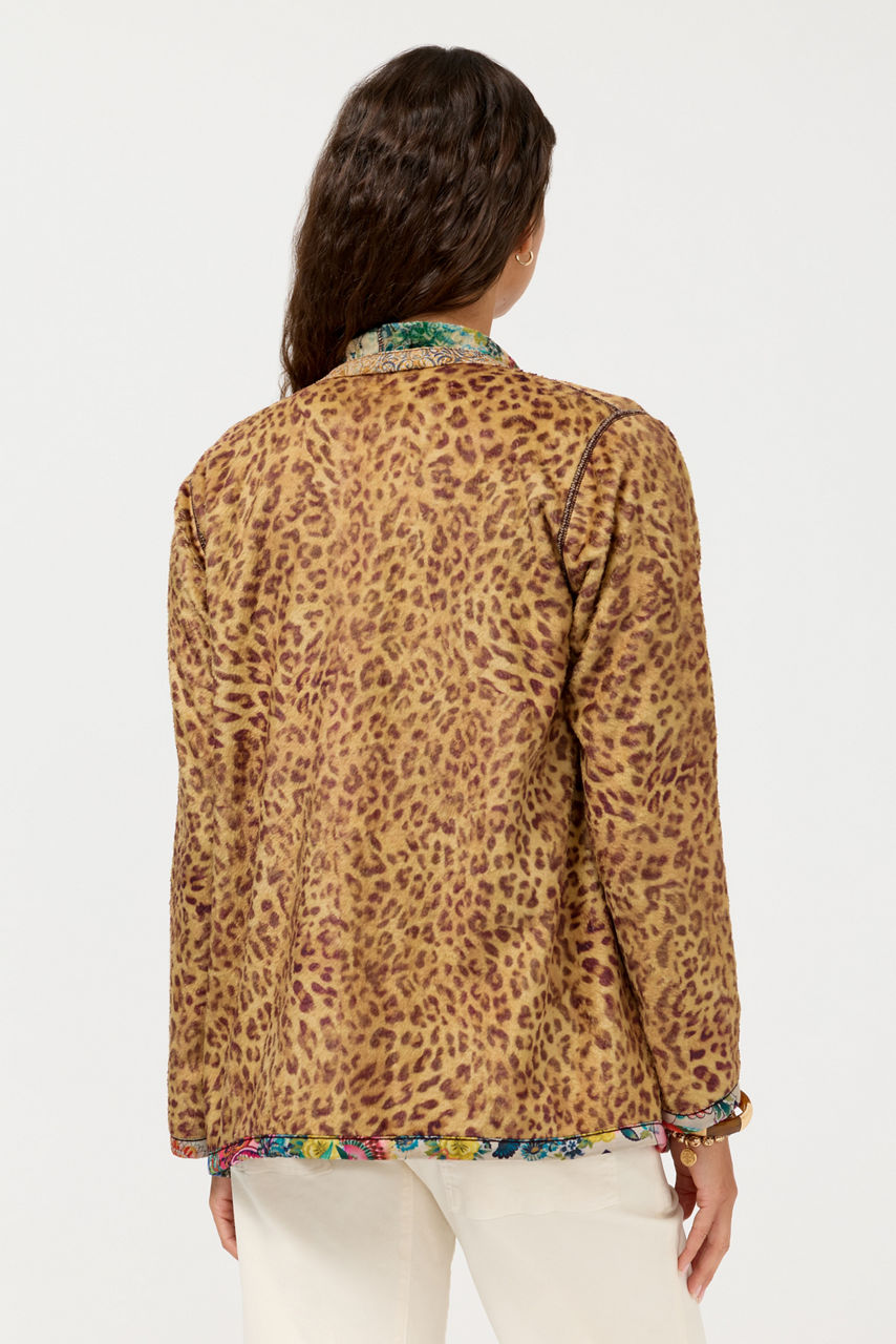 JOAN WRAP BINDED SHERPA JACKET, , large image 3