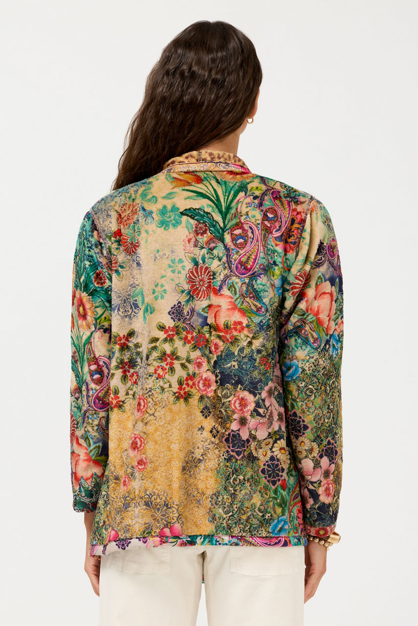 JOAN WRAP BINDED SHERPA JACKET, , large image 4
