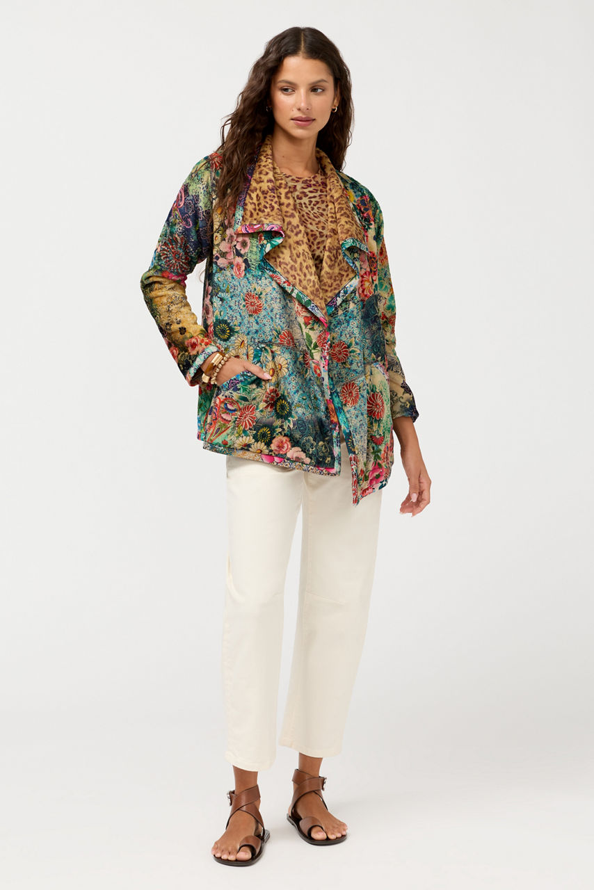 JOAN WRAP BINDED SHERPA JACKET, , large image 5
