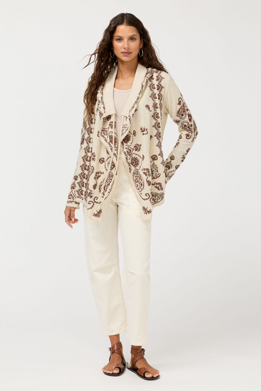 BIYA RIBBED HOODIE, , large image 3