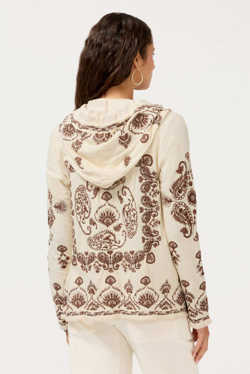 BIYA RIBBED HOODIE, , large image 4