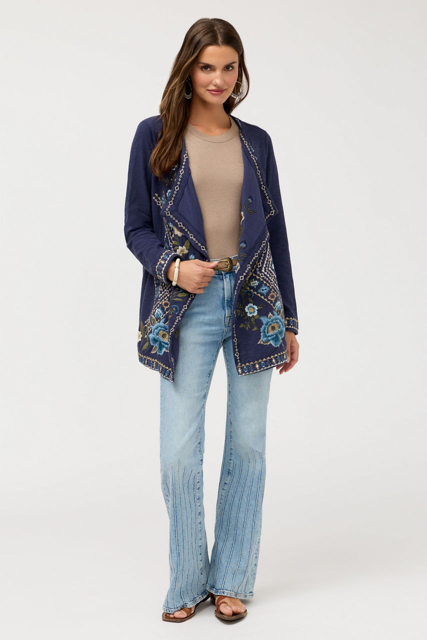 BIYA DRAPED SWEATER, , large image 2