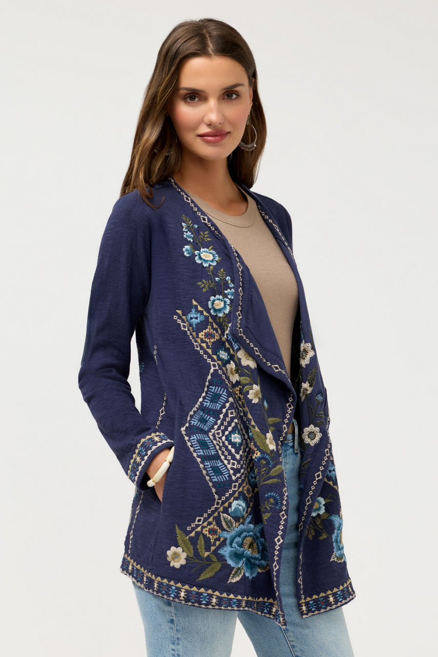 BIYA DRAPED SWEATER, , large image 3