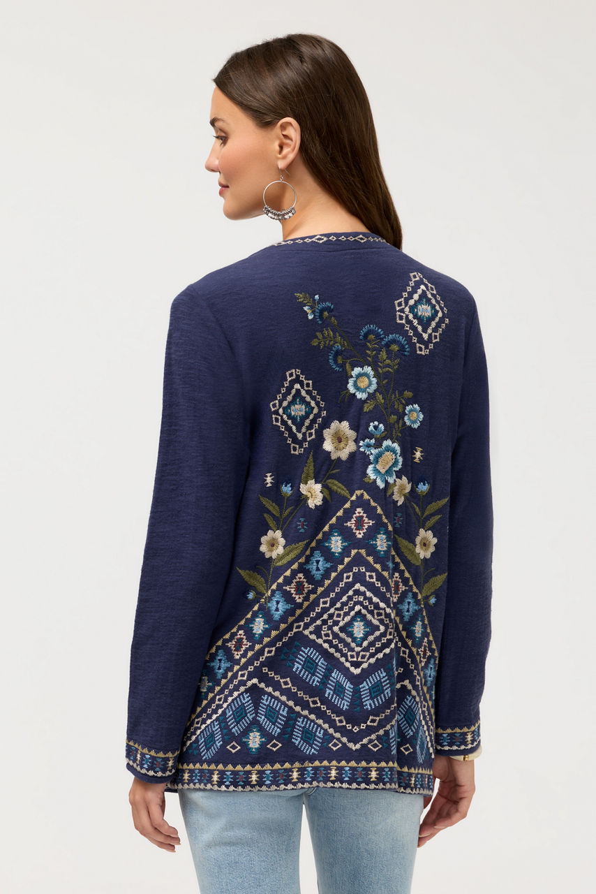 BIYA DRAPED SWEATER, , large image 4