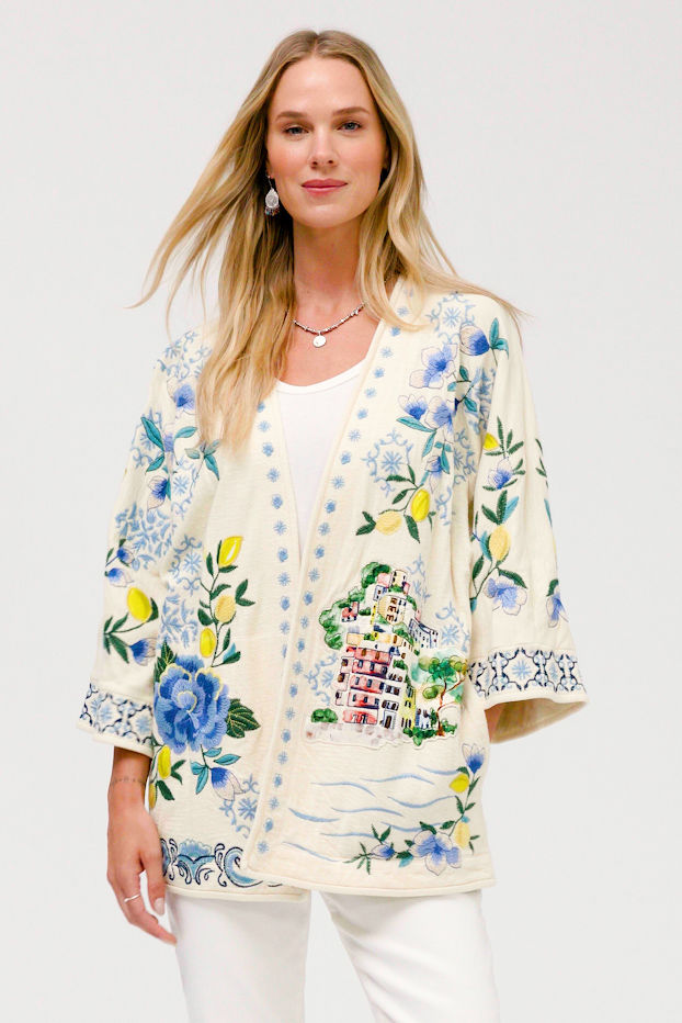 BIYA SHORT KIMONO, , large video