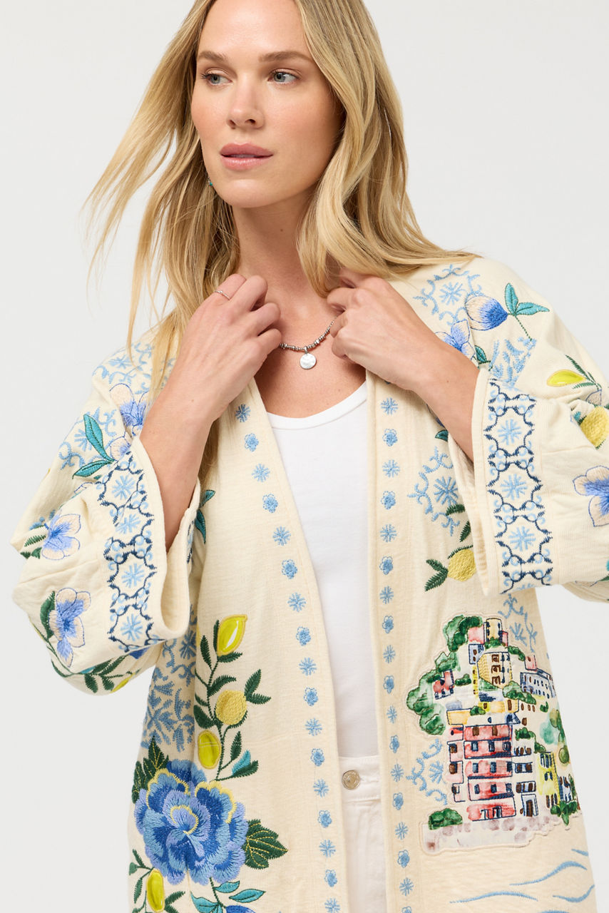 BIYA SHORT KIMONO, , large image 2
