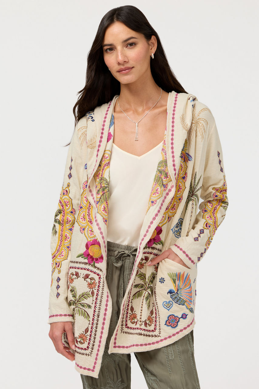 BIYA SHORT HOODIE, , large image 2