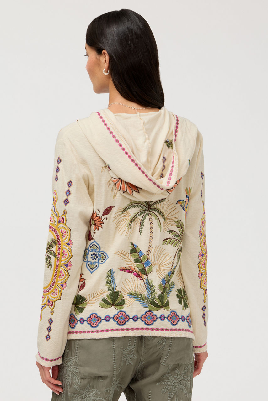 BIYA SHORT HOODIE, , large image 4