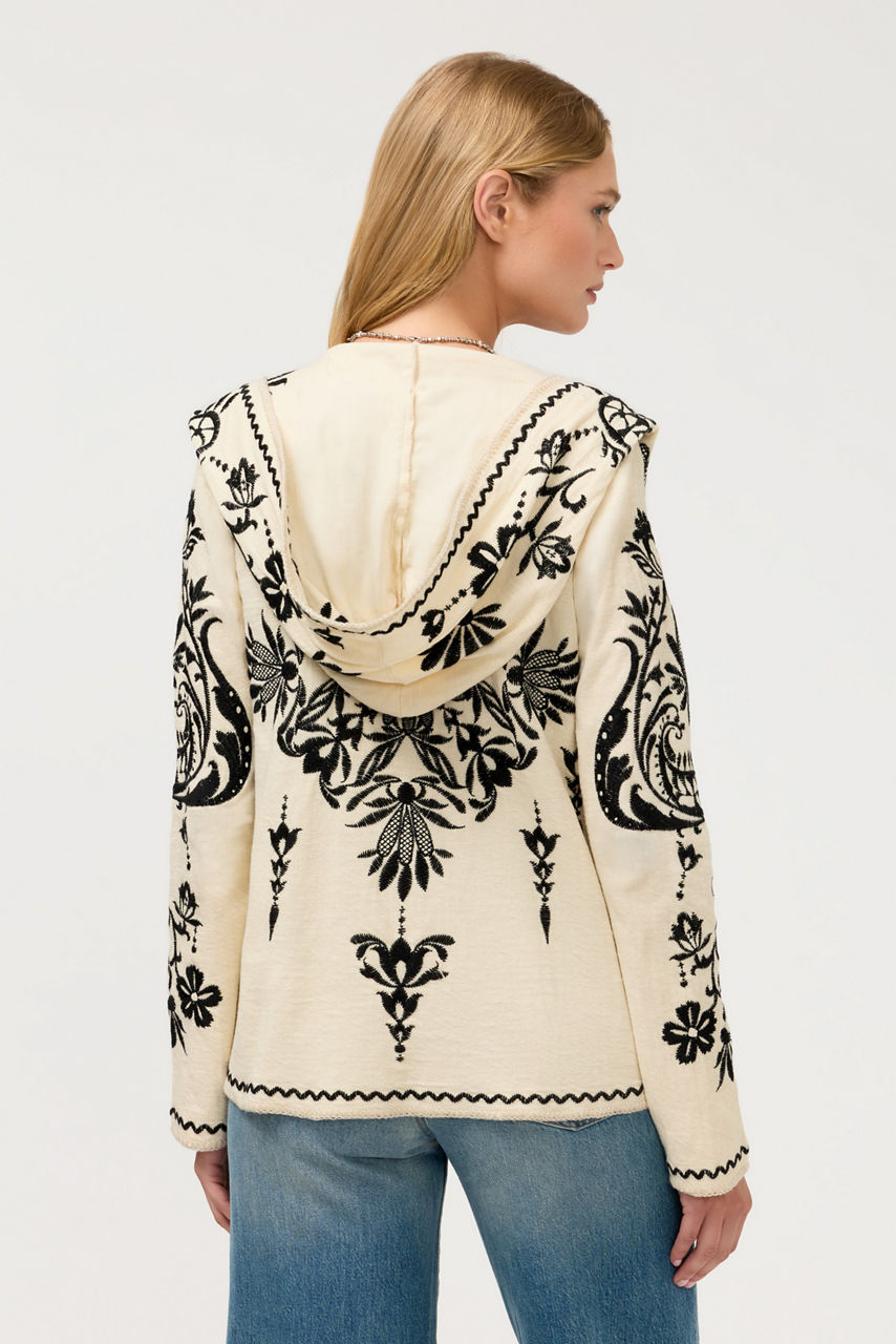 BIYA SHORT HOODIE, , large image 4