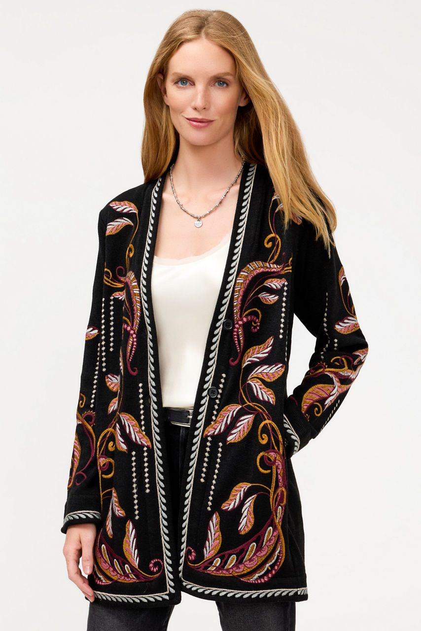 BIYA MIDI CARDIGAN, , large image 1