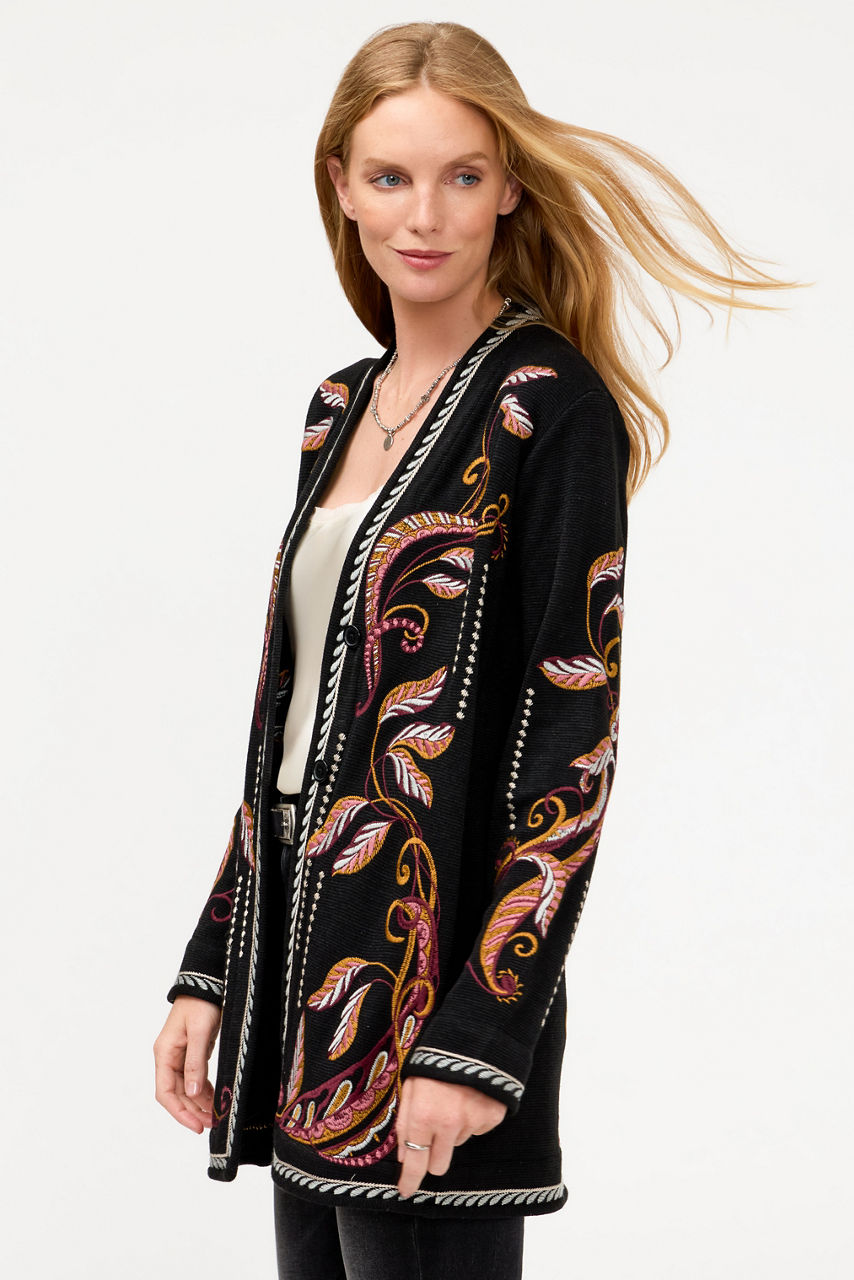 BIYA MIDI CARDIGAN, , large image 2