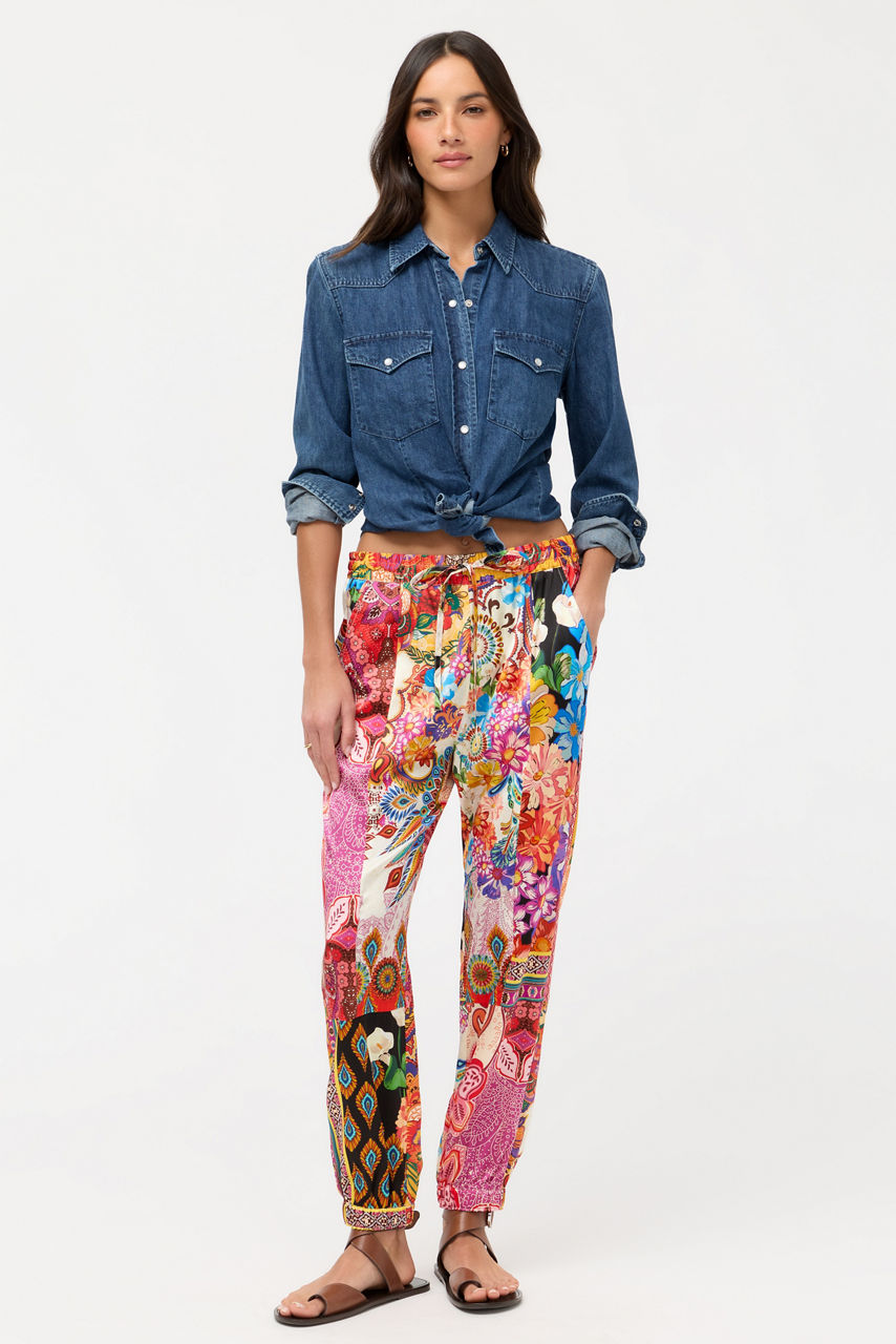 ETTA SEAMED JOGGER, , large image 1